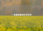 一花德信德州扑克买币