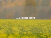stanley德信德州扑克