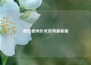 德信德州扑克官网最新版