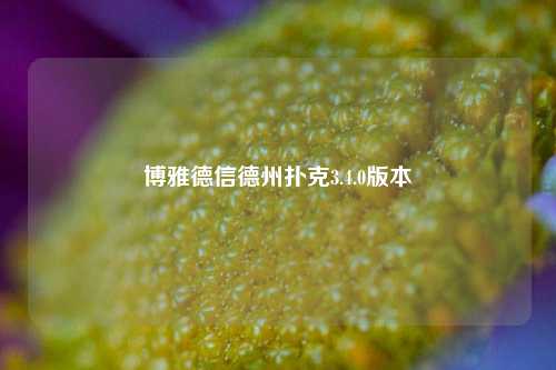 博雅德信德州扑克3.4.0版本