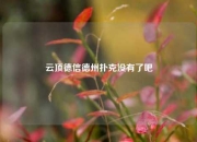 云顶德信德州扑克没有了吧