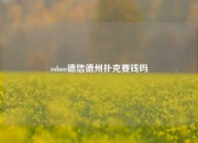 sohoo德信德州扑克要钱吗
