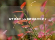 波克城市怎么没有德信德州扑克了