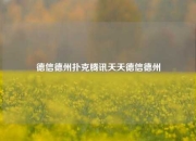 德信德州扑克腾讯天天德信德州